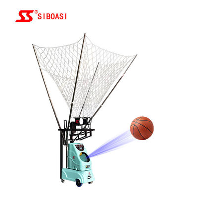 গুণ  Siboasi Indoor Basketball Shooting Machine With Circulation Systems কারখানা