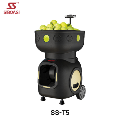 প্রশিক্ষণের জন্য SIBOASI T5 APP কন্ট্রোল মিনি শ্যুটিং টেনিস মেশিন বল