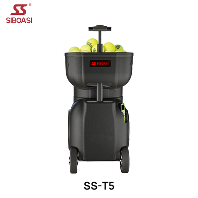 প্রশিক্ষণের জন্য SIBOASI T5 APP কন্ট্রোল মিনি শ্যুটিং টেনিস মেশিন বল