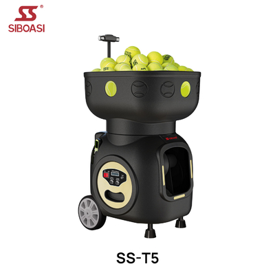 প্রশিক্ষণের জন্য SIBOASI T5 APP কন্ট্রোল মিনি শ্যুটিং টেনিস মেশিন বল
