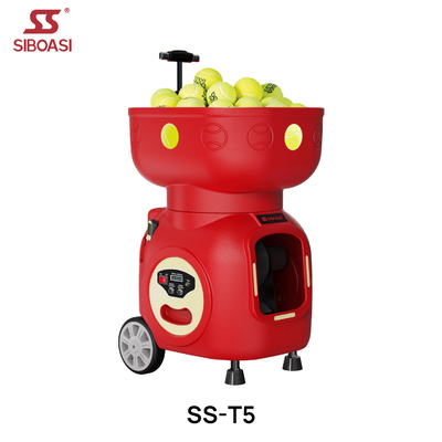 প্রশিক্ষণের জন্য SIBOASI T5 APP কন্ট্রোল মিনি শ্যুটিং টেনিস মেশিন বল