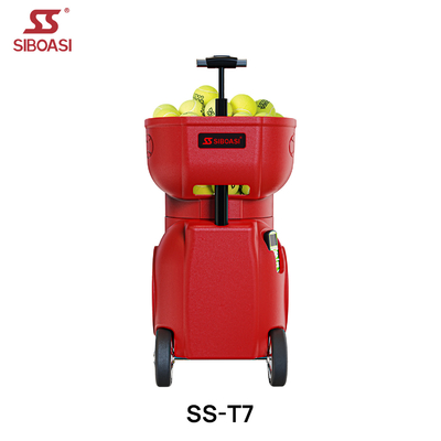 প্রশিক্ষণের জন্য SIBOASI T7 APP কন্ট্রোল মিনি শ্যুটিং টেনিস মেশিন বল