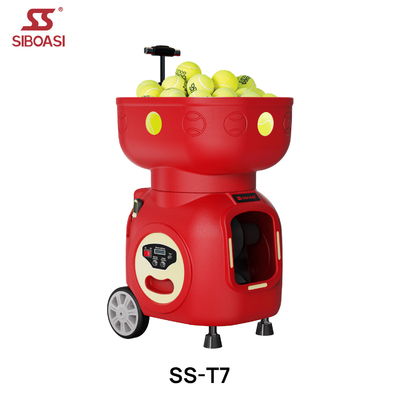 প্রশিক্ষণের জন্য SIBOASI T7 APP কন্ট্রোল মিনি শ্যুটিং টেনিস মেশিন বল