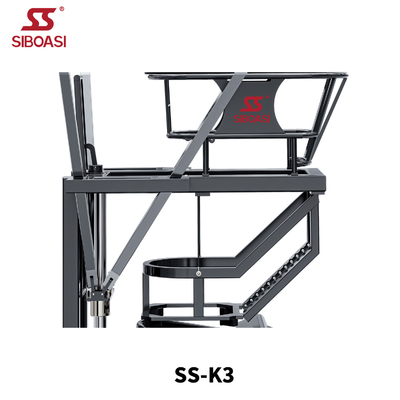 গরম বিক্রয় SIBOASI K3 মাল্টি এঙ্গেল ট্রেইনার স্মার্ট অ্যাপ্লিকেশন এবং রিমোট কন্ট্রোল স্বয়ংক্রিয় বাস্কেটবল শুটিং নিক্ষেপ মেশিন পেশাদার প্রশিক্ষণ