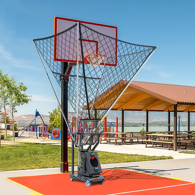 SIBOASI K3 মাল্টি এঙ্গেল ট্রেনার স্মার্ট অ্যাপ্লিকেশন এবং রিমোট কন্ট্রোল অটোমেটিক বাস্কেটবল শুটিং থ্রো মেশিন পেশাদার প্রশিক্ষণ