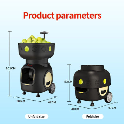 প্রশিক্ষণের জন্য SIBOASI T5 APP কন্ট্রোল মিনি শ্যুটিং টেনিস মেশিন বল