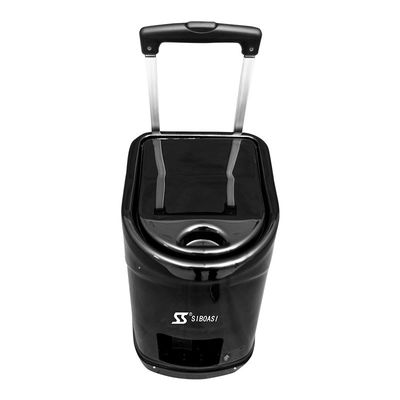 80 বলের ক্যাপাসিটি স্কোয়াশ বল মেশিন কামান 180W পৌঁছানো অনুমোদিত