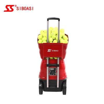150W স্বয়ংক্রিয় টেনিস বল লঞ্চার মেশিন 160 পিসি এলসিডি রিমোট কন্ট্রোল