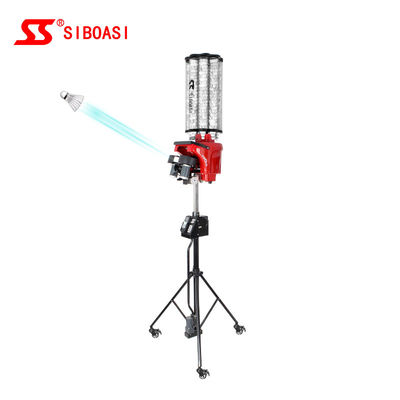 স্বয়ংক্রিয় ব্যাডমিন্টন শটলকক লঞ্চার 20-70CM উত্তোলন রিমোট কন্ট্রোল